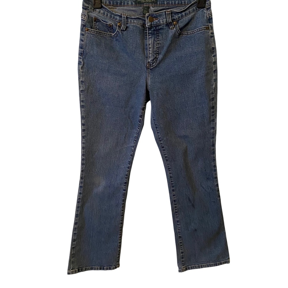 Lauren Jeans Co Ralph Lauren Classic Bootcut Denim Jeans Women Sz 4 Medium‎ Wash